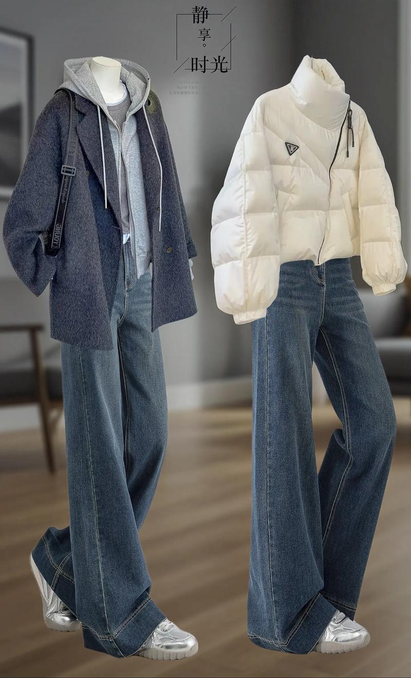 阔腿牛仔裤怎么搭配衣服
