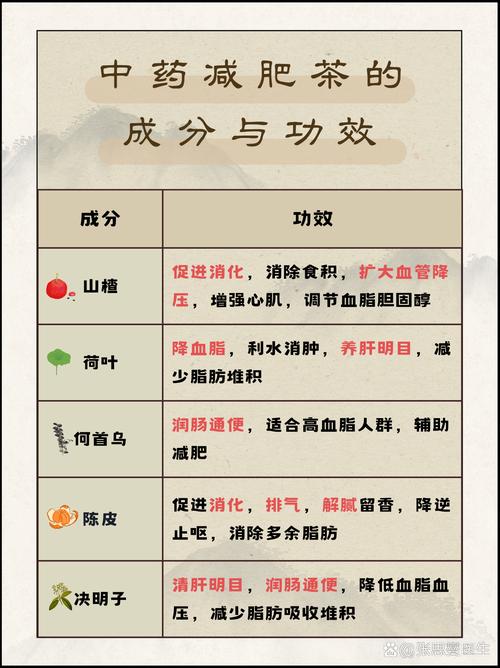 减肥用什么中药效果好吗