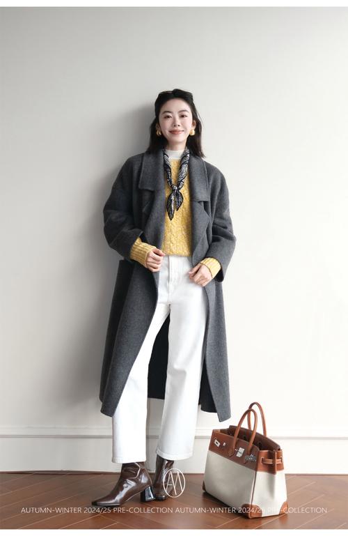 直廓形 大衣怎么搭配图片