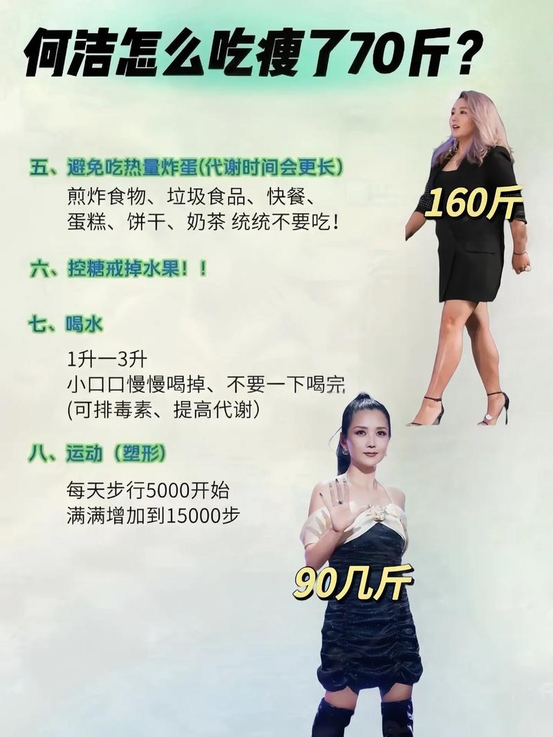 何洁用什么减肥方法
