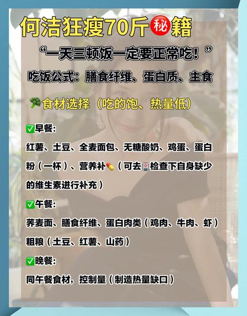 何洁用什么减肥方法