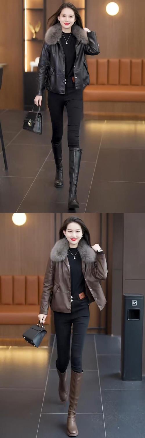 女短皮棉衣怎么搭配