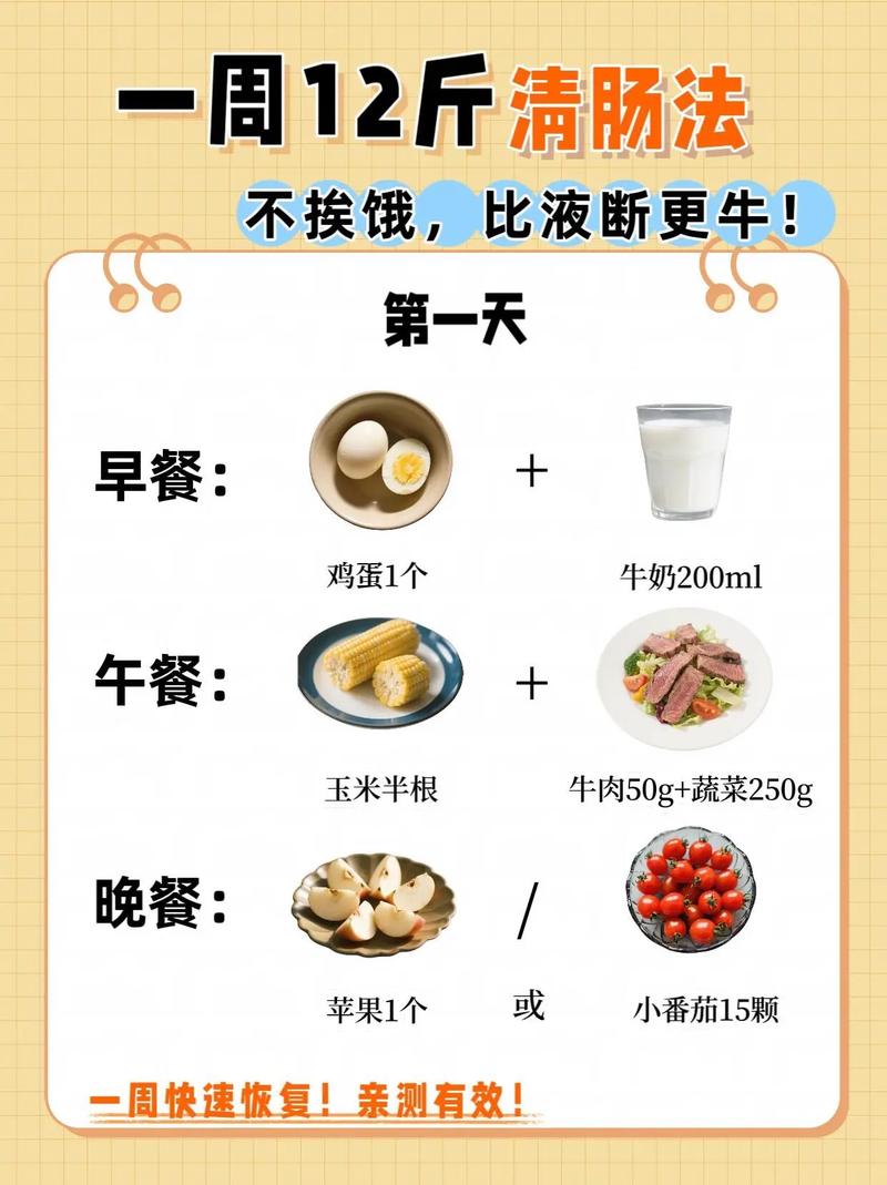 减肥期间清肠胃吃什么