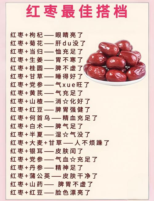 红枣什么作用