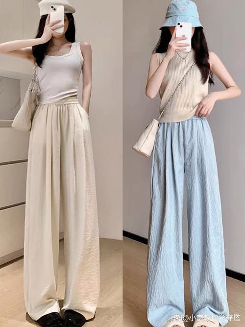 阔轮裤怎么搭配好看