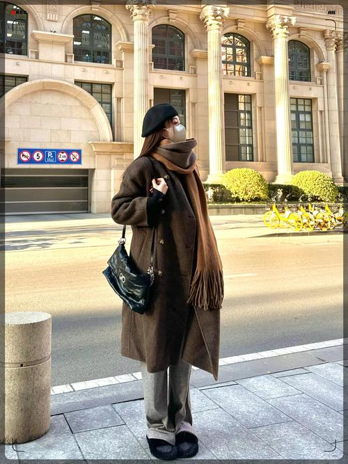 围巾怎么搭配冬天棉衣