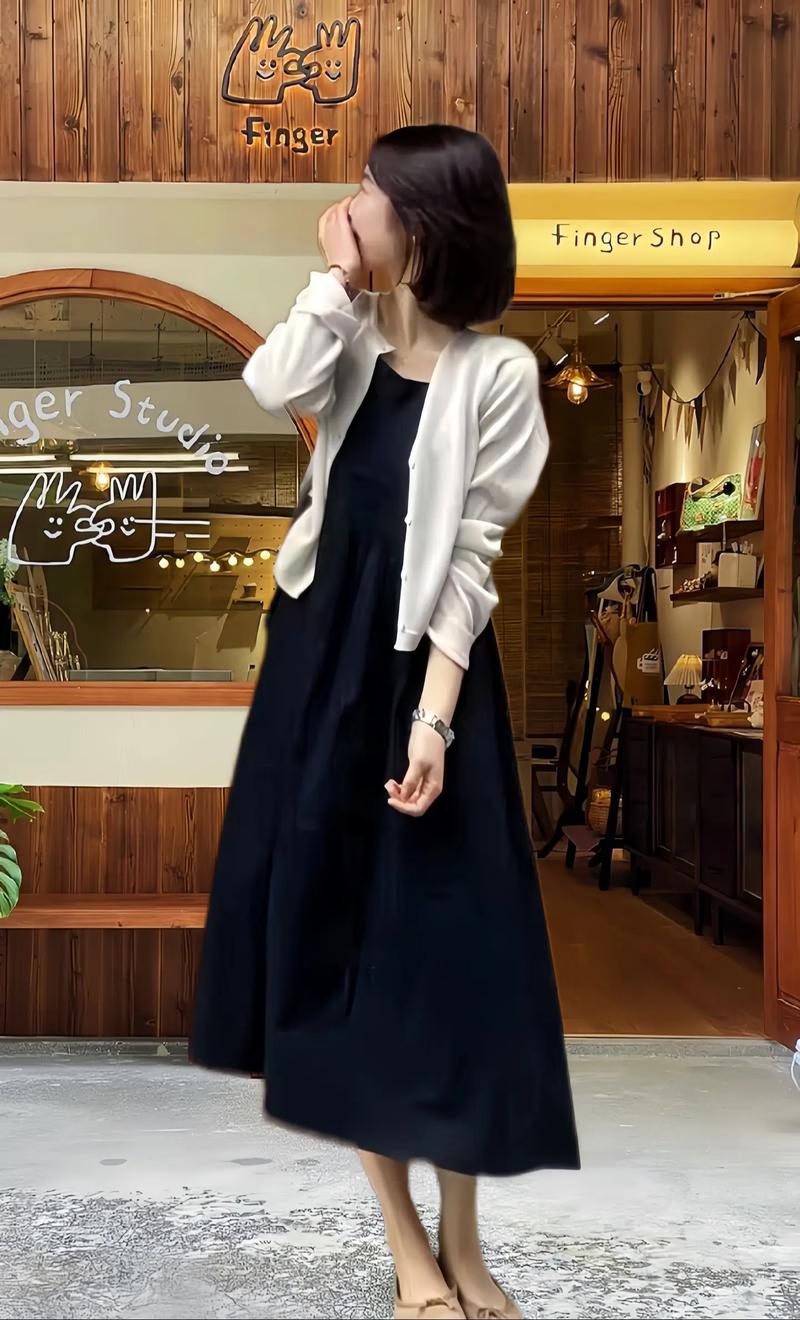 针织衫吊带裙怎么搭配