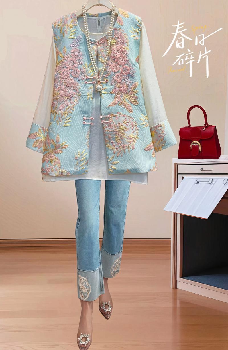 花风衣服怎么搭配图片欣赏