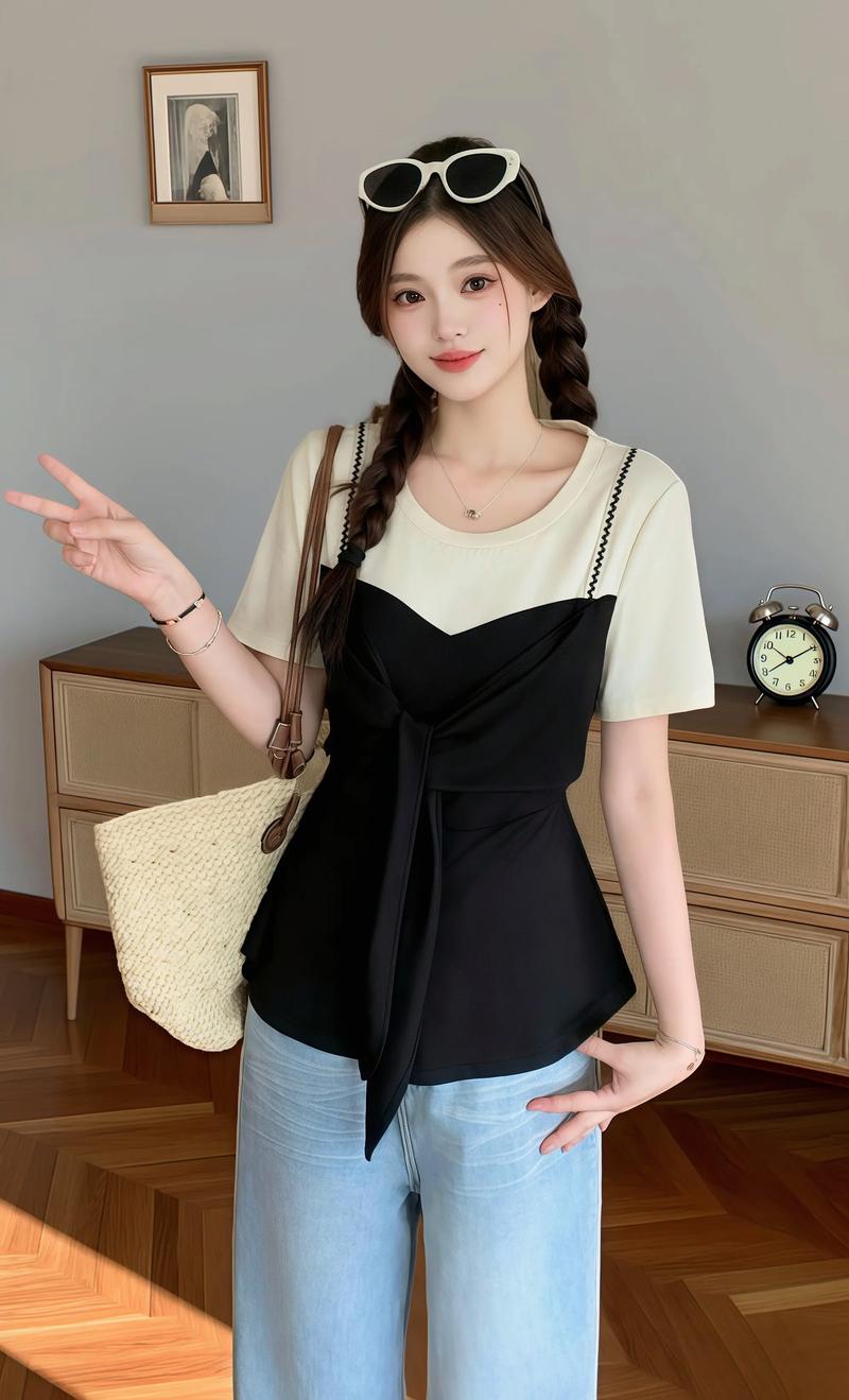 上衣太大怎么搭配衣服好看图片
