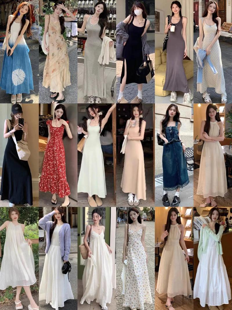 女孩连衣裙怎么搭配衣服图片欣赏