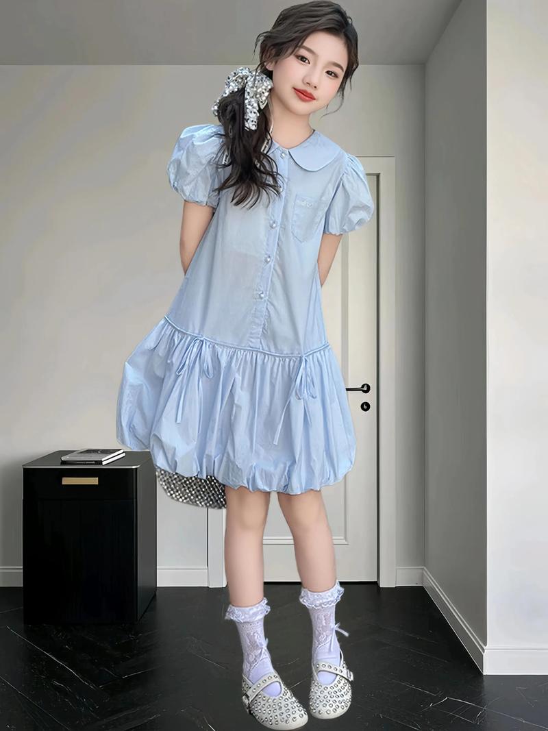 女孩连衣裙怎么搭配衣服