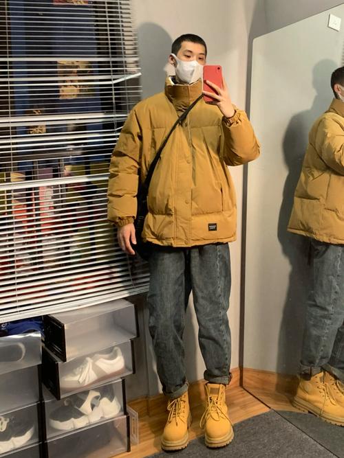 男生冬天穿靴子怎么搭配衣服图片