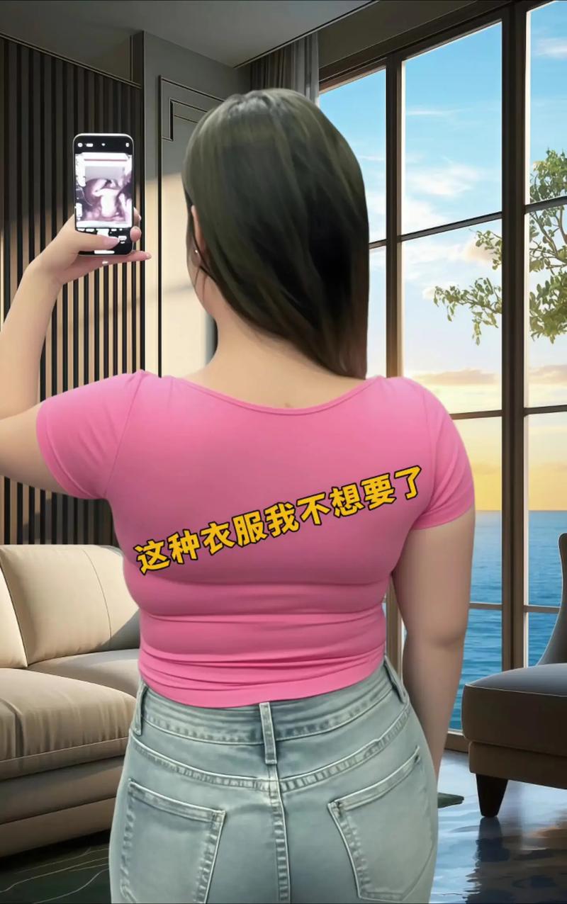 粉色超短上衣怎么搭配
