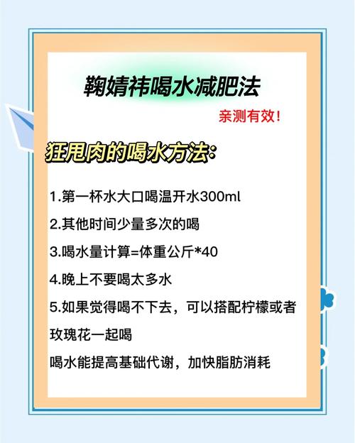 为什么喝水能减肥