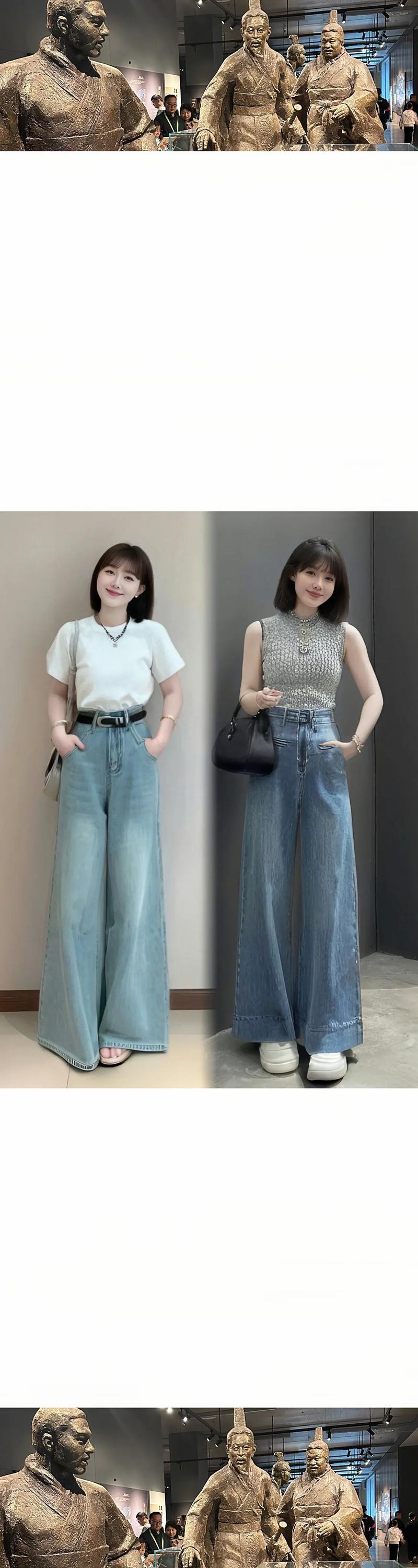 穿裤子要怎么搭配衣服图片