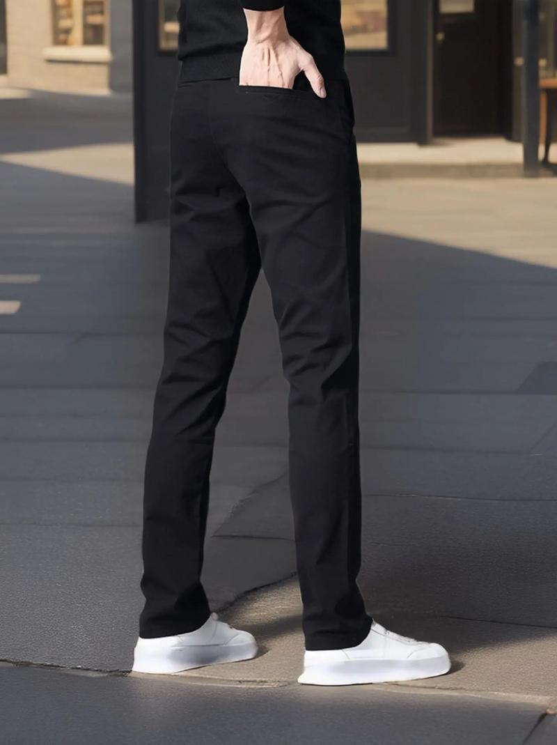 男士的黑色裤子怎么搭配衣服