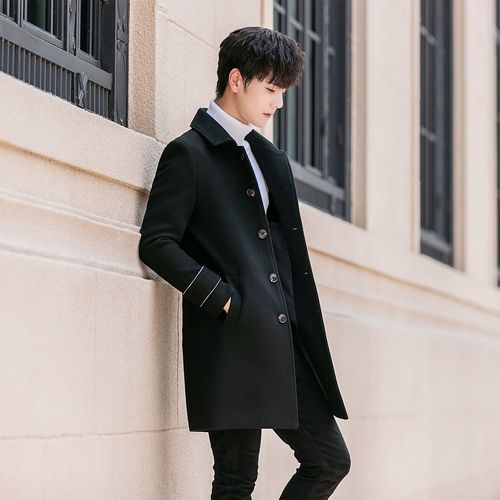 男生白风衣怎么搭配图片大全