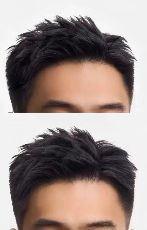 额头窄适合什么发型男