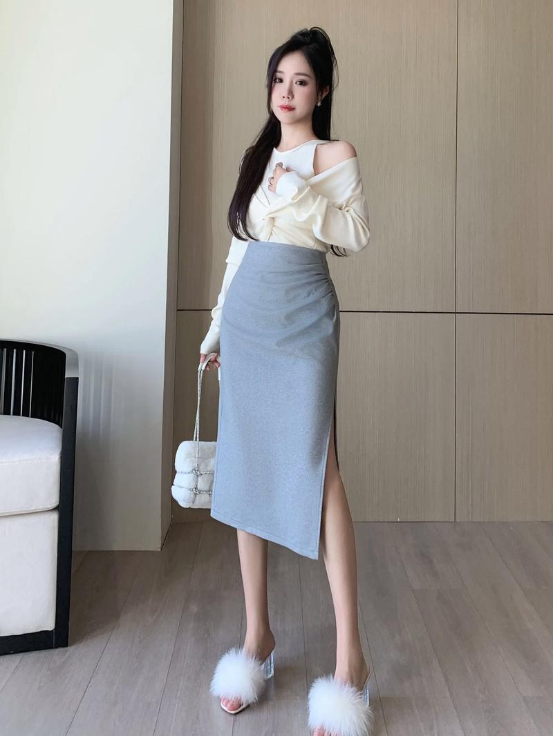 包臀长裙搭配什么鞋子