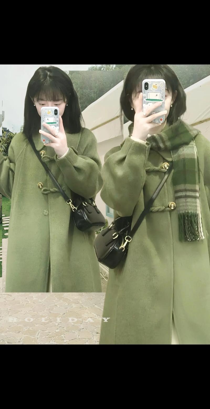 绿色韩版外套怎么搭配