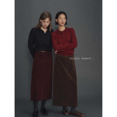 鹿皮长裙怎么搭配上衣