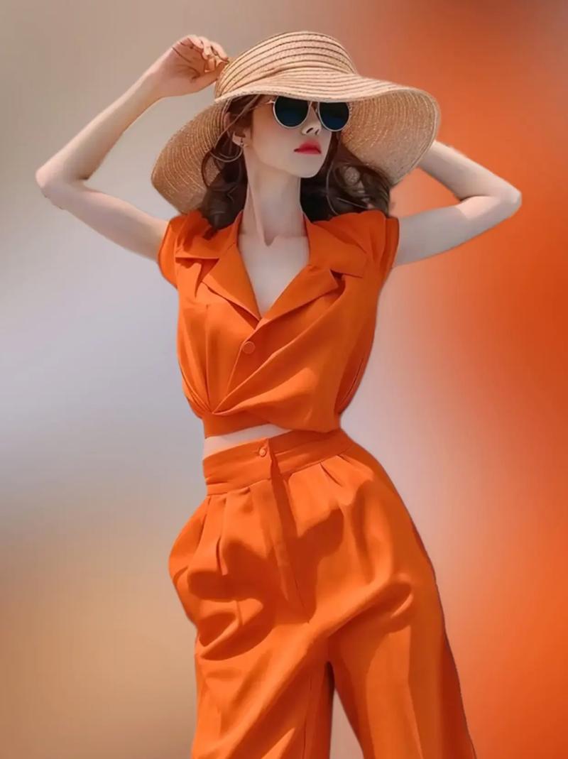 亮橘红色怎么搭配衣服好看吗