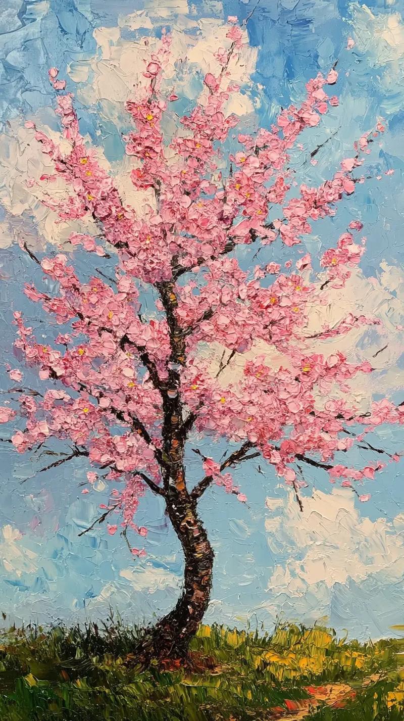 粉色的桃花像什么