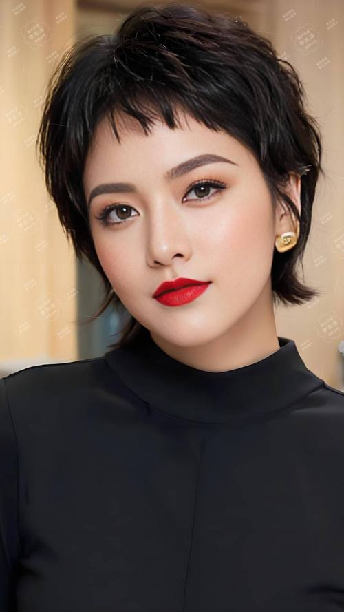 椭圆脸适合什么短发