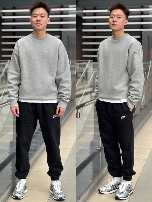 灰色衣服黑色裤子鞋子怎么搭配