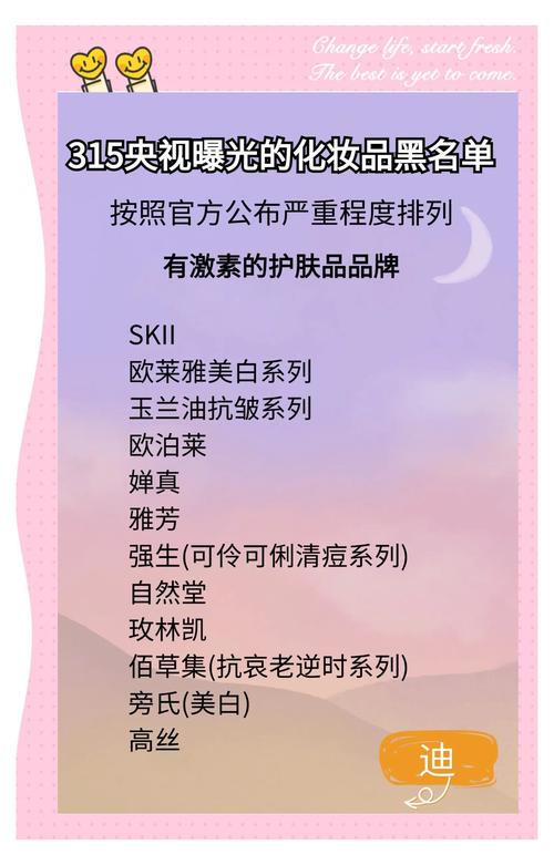 最新化妆品命名禁用语