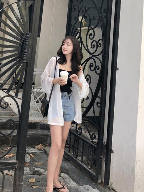 雪纺衫配什么外套