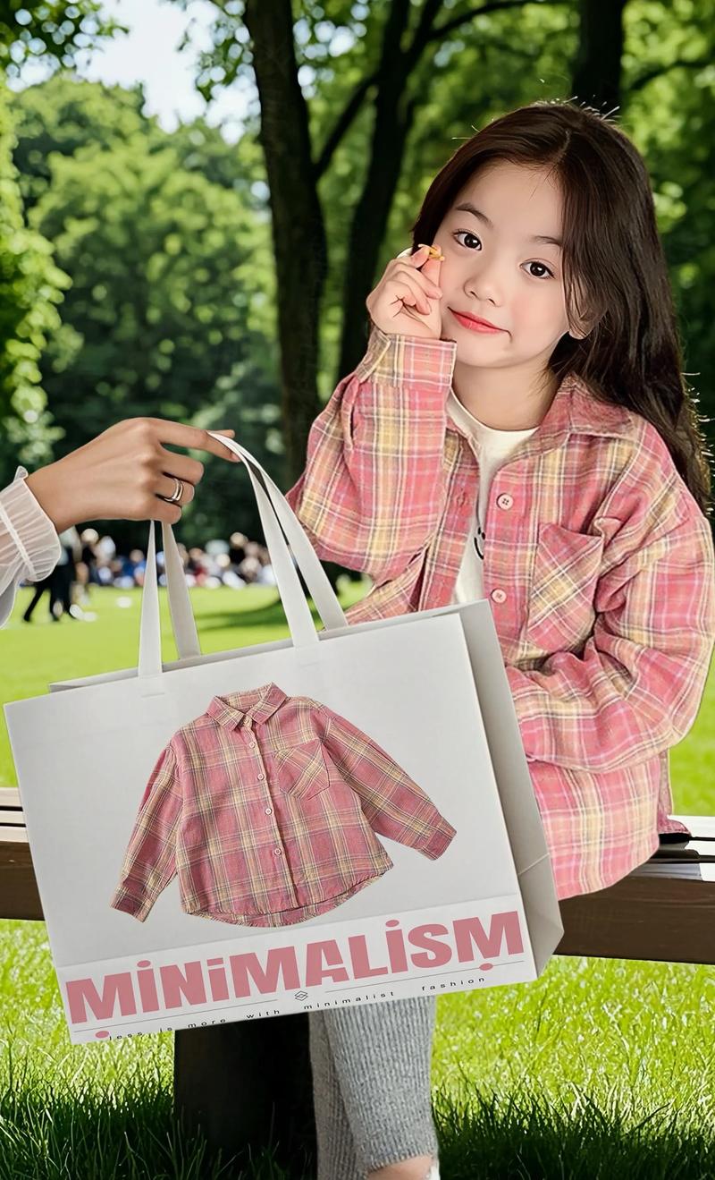 粉色方格衬衫怎么搭配图片欣赏