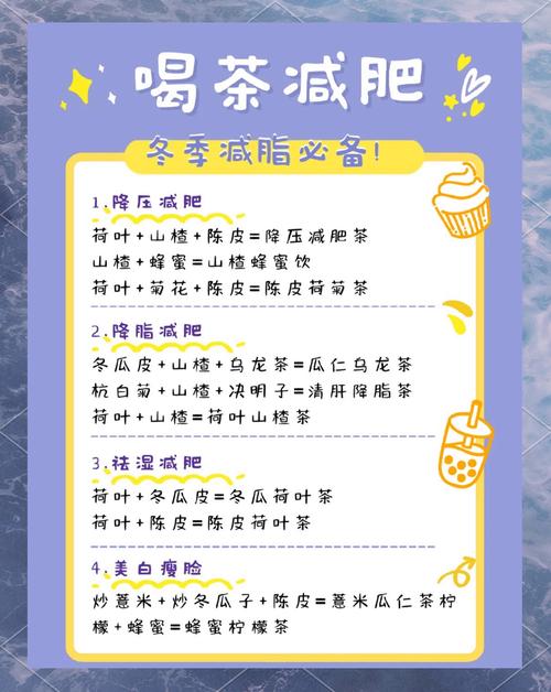 冬天泡什么茶能减肥