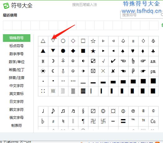 倒三角符号什么意思