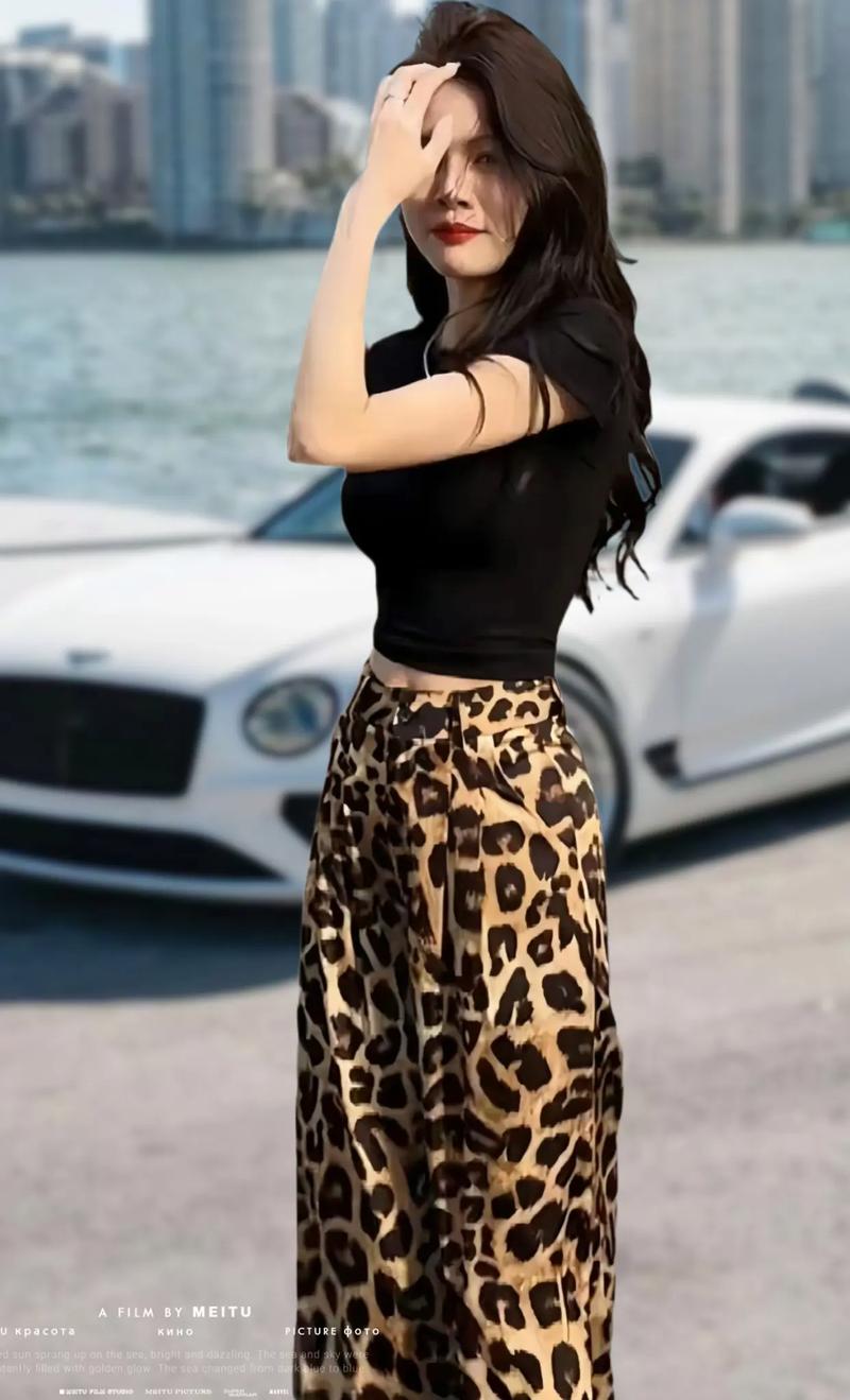 豹纹裤怎么搭配图片欣赏