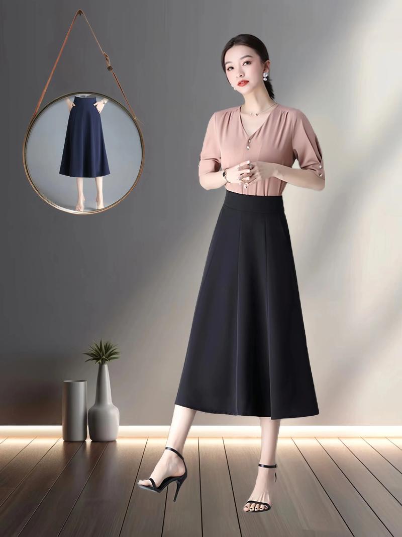 摆裙怎么搭配衣服图片