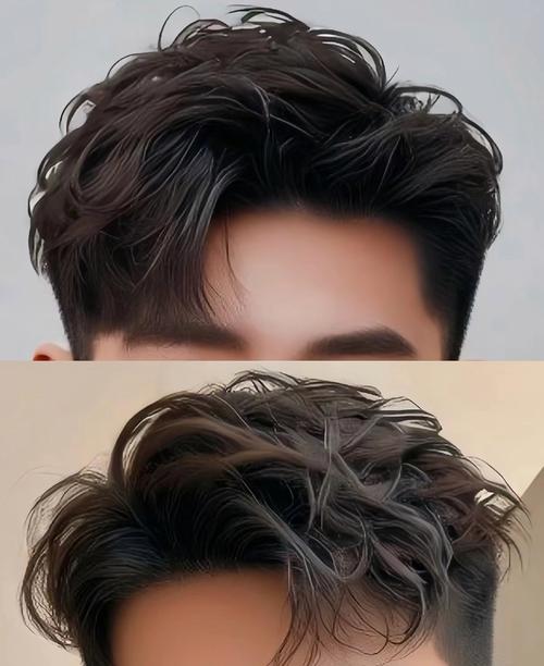 男生头发少适合什么发型