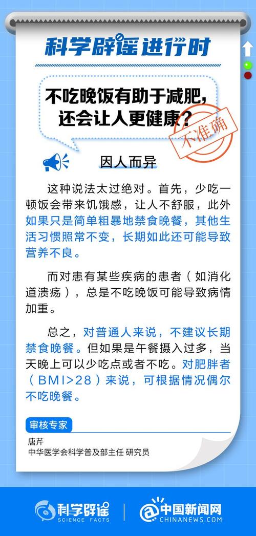 晚饭不吃有什么危害