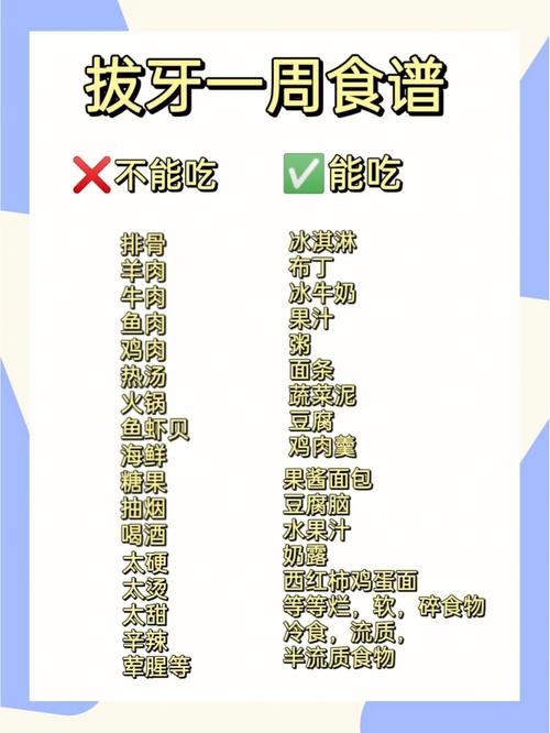 拔牙后吃什么比较好