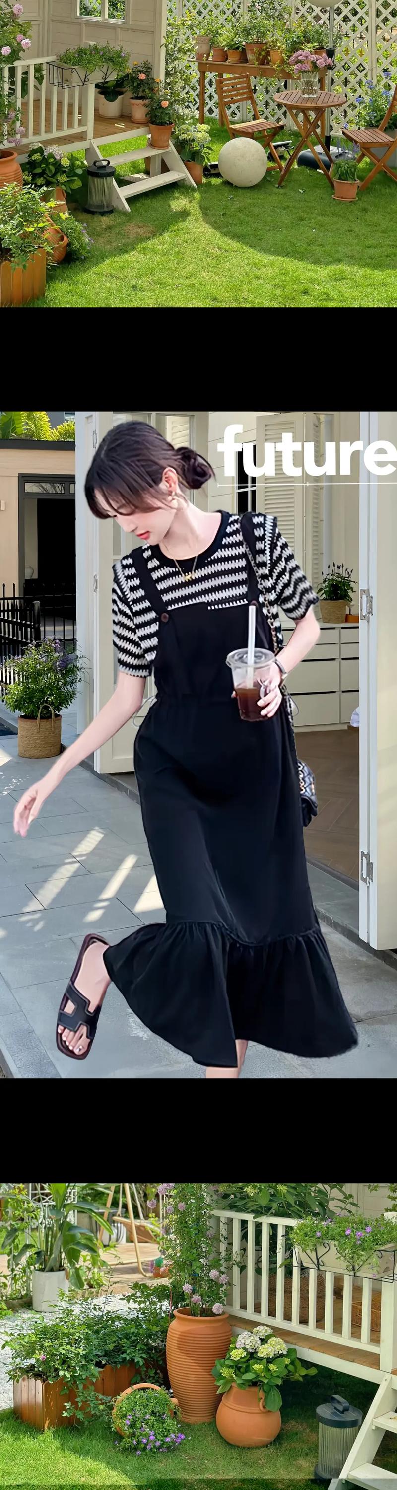 背带蓬蓬裙怎么搭配大衣