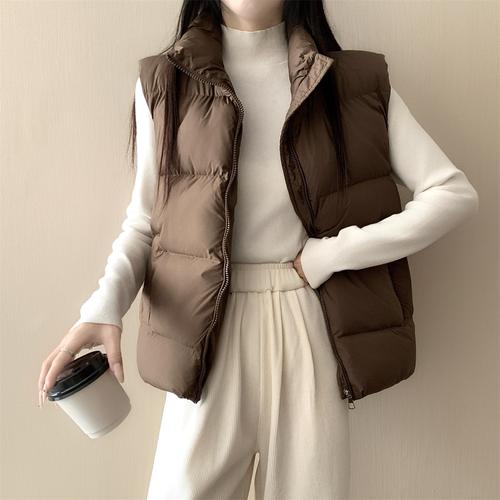 穿羽绒服马甲怎么搭配