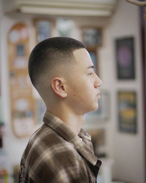 头发短适合什么发型男