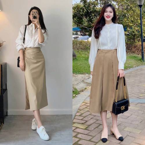 A型半身裙怎么搭配