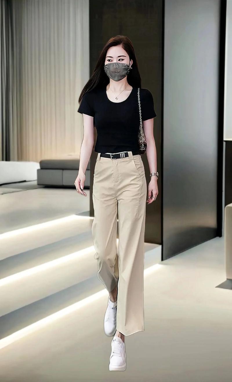 阔腿裤适合穿什么鞋