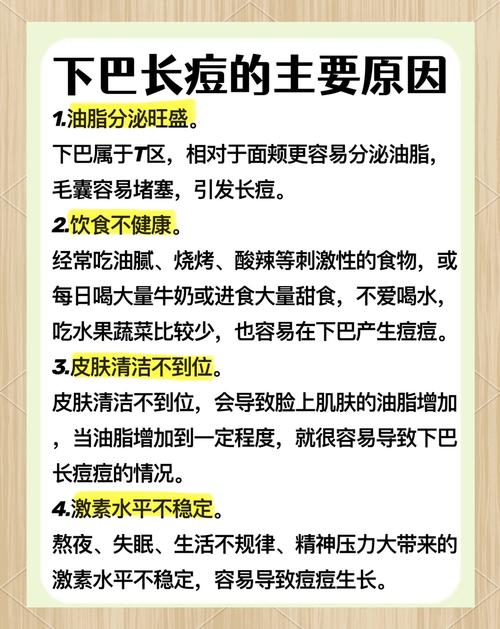 下巴长痘看什么科