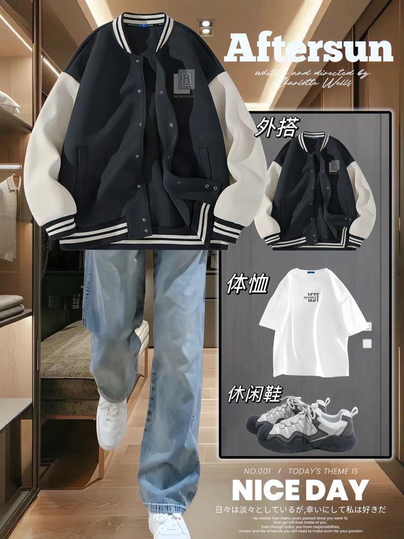 棒球衫有领t恤怎么搭配