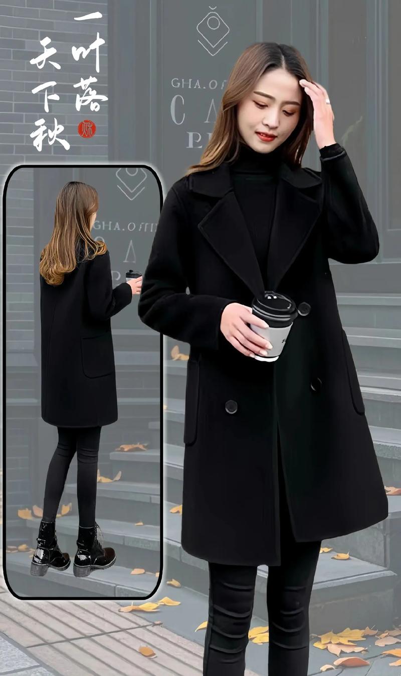 黑色棉大衣怎么搭配