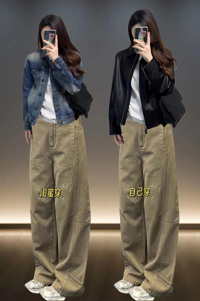 卡其工装裤配什么上衣