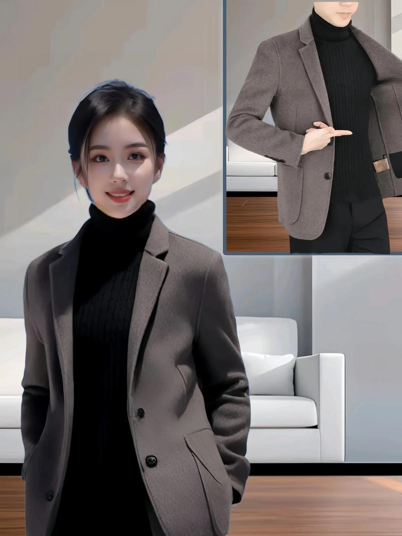 毛领西装怎么搭配