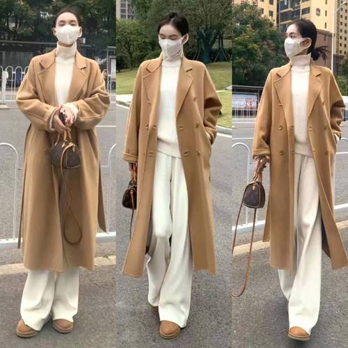 大衣怎么搭配保暖好看图片